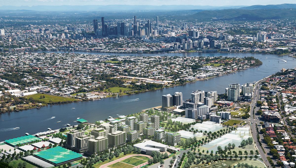 Concept released for Brisbane Games athletes’ village ArchitectureAu