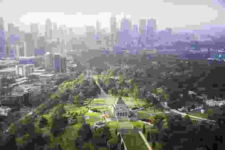 The Shrine of Remembrance, Melbourne.