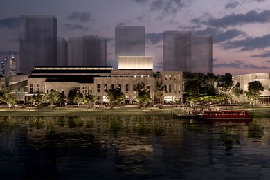 Concept design for the transformation of the former East Perth Power Station by Kerry Hill Architects.