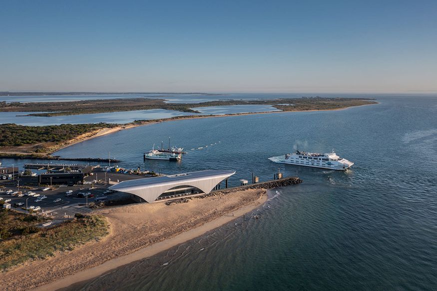 New ferry terminal opens at Queenscliff ArchitectureAu
