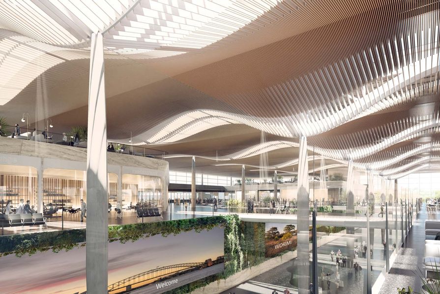 Zaha Hadid Cox Win Western Sydney Airport Design