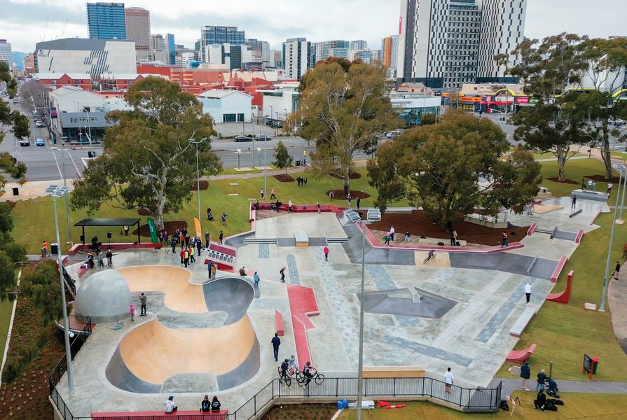 Adelaide City Skatepark by Convic