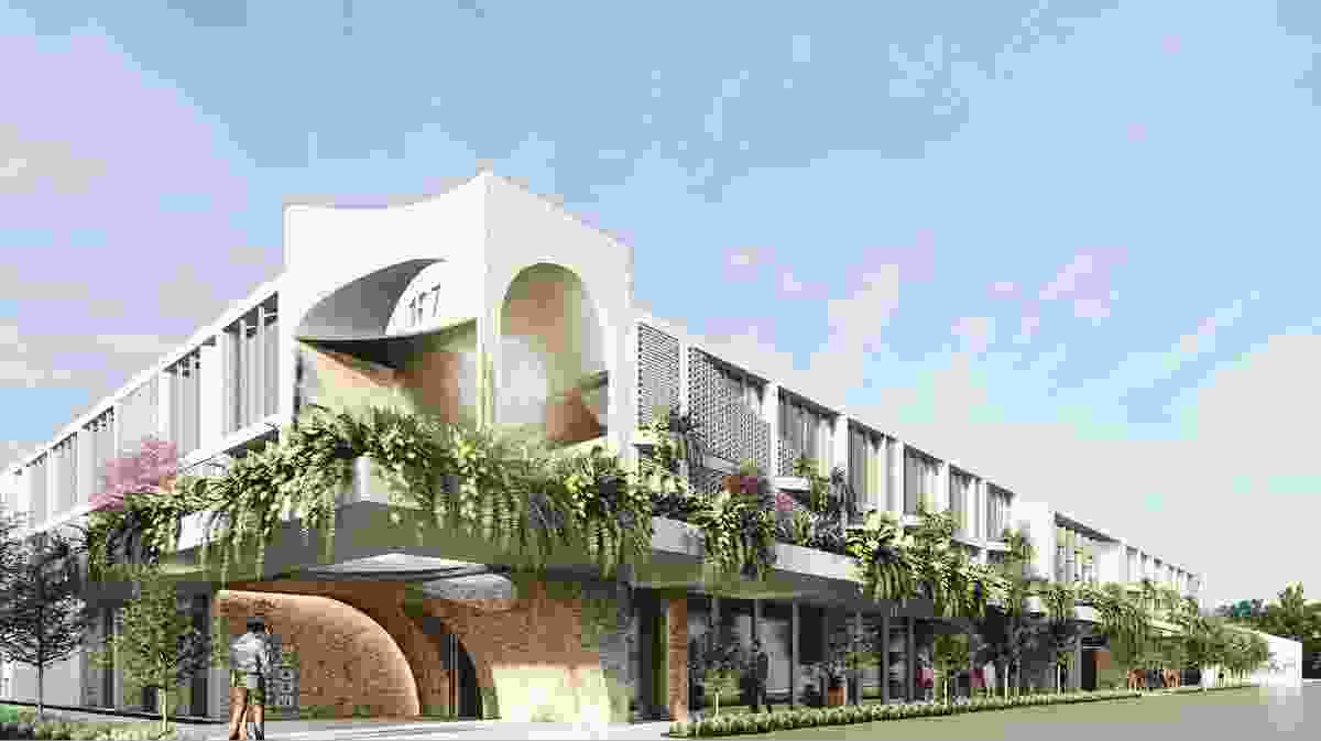 Proposal for 187-193 Oxford Street Bulimba by Z Architects.