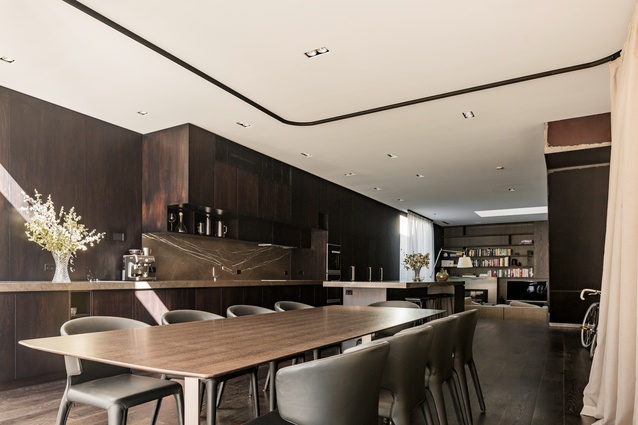 Swanston Street House by Robert Simeoni Architects.