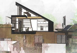 First prize: Hi House by Melinda Dodson.
