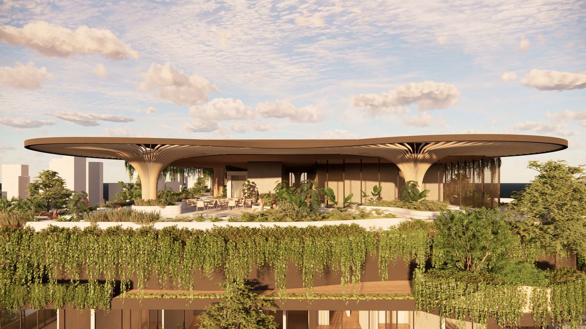 Koichi Takada's 'urban forest' tower approved for Brisbane