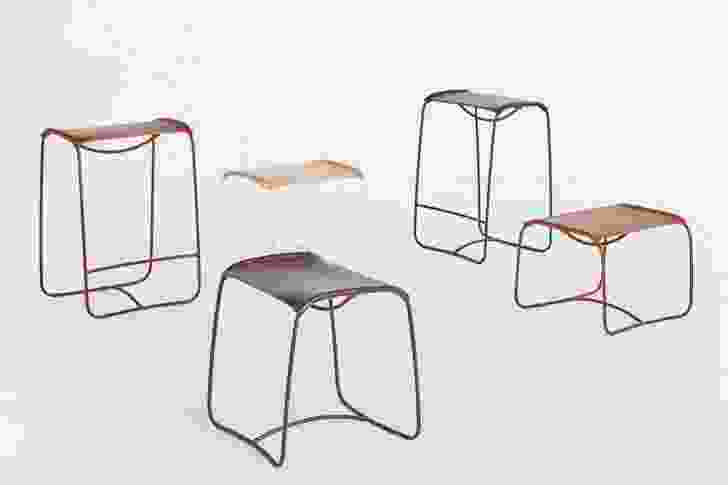 Perching stools by StudioIlse for Artifort.