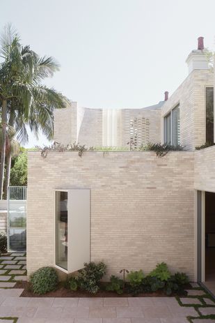 Handmade bricks used throughout the building make the building look new.