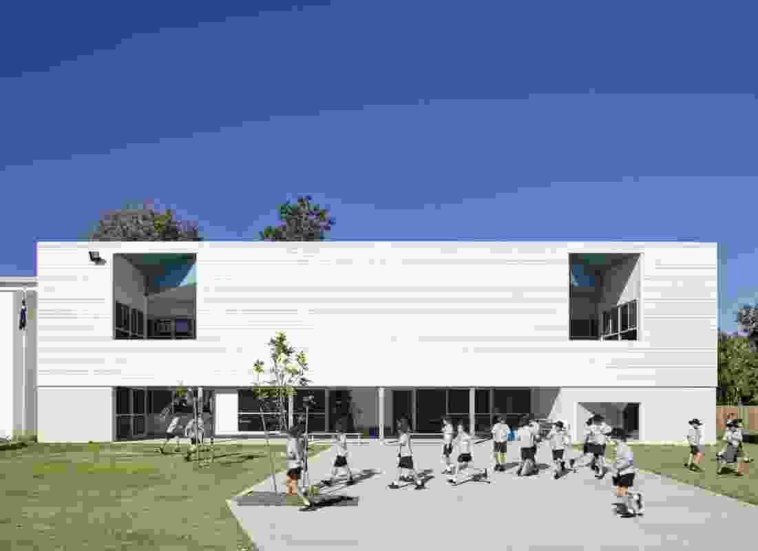 St Ambrose Primary School by Pat Twohill Designs in association with Twohill and James.