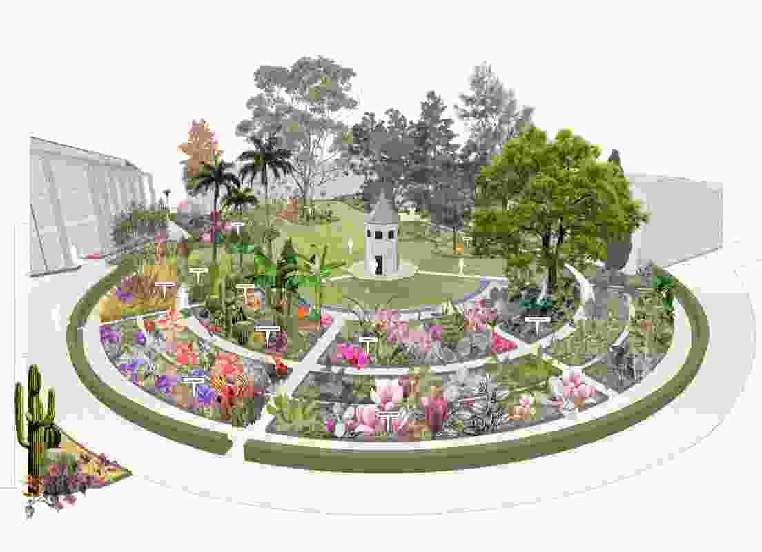 The System Garden Masterplan by Glas Landscape Architects.