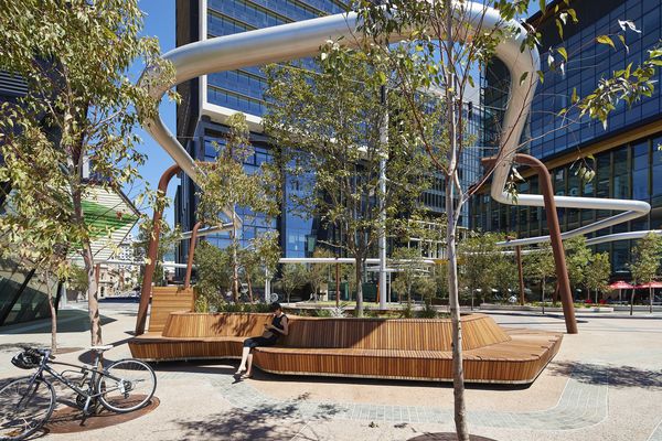 Manatj Park (Kings Square), Perth City Link by Plan E Landscape Architects with Iredale Pedersen Hook Architects and Lyons Architects