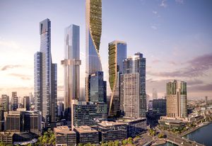 Green Spine by UN Studio and Cox Architecture.