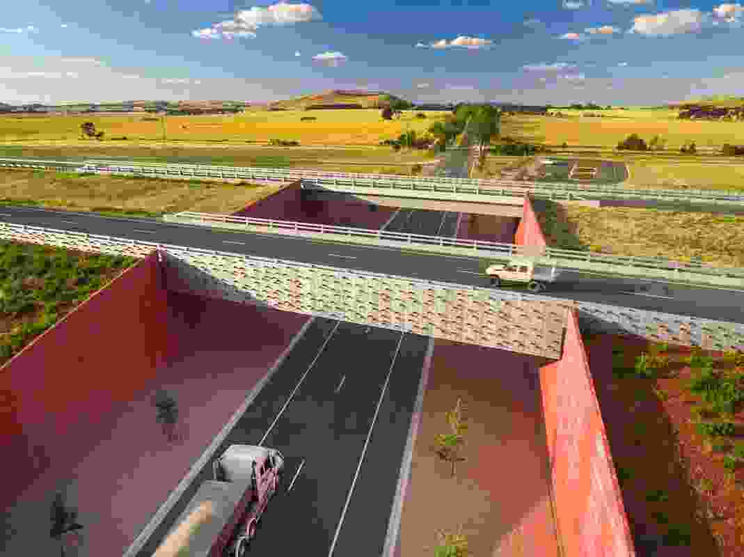 Remembrance Drive Interchange – Oculus Landscape Architects.