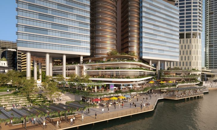 Waterfront Brisbane by FJMT and Arkhefield.