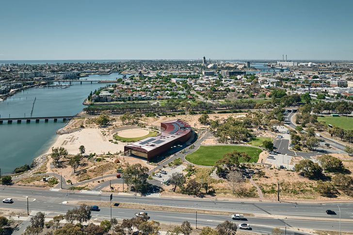 Yitpi Yartapuultiku (The Soul of Port Adelaide) – Ashley Halliday Architects together with the Yitpi Yartapuultiku Aboriginal Working Group and Wax Design.
