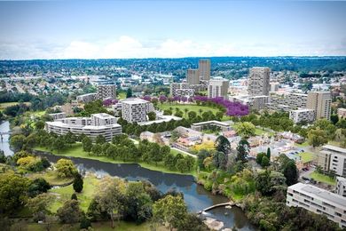 The planned redevelopment of the area around the Female Factory is part of the Parramatta North Urban Transformation Program.