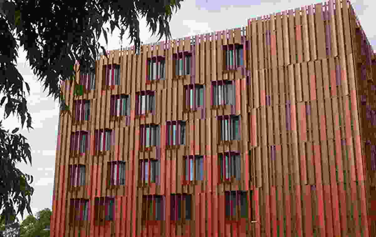 Monash University's Gillies Hall, designed by Jackson Clements Burrows.