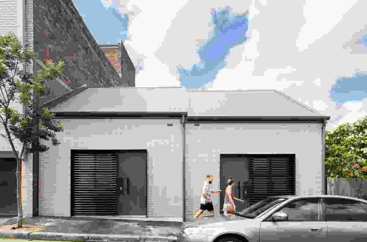 Externally, Loft House x 2 (2018) harmonize with the scale and form of the street.