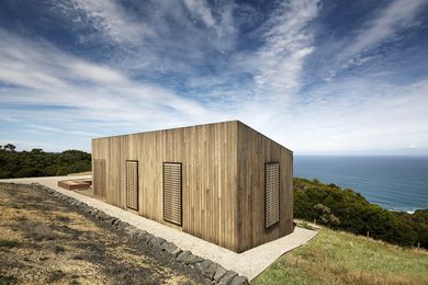 Moonlight Cabin by Jackson Clements Burrows Architects.