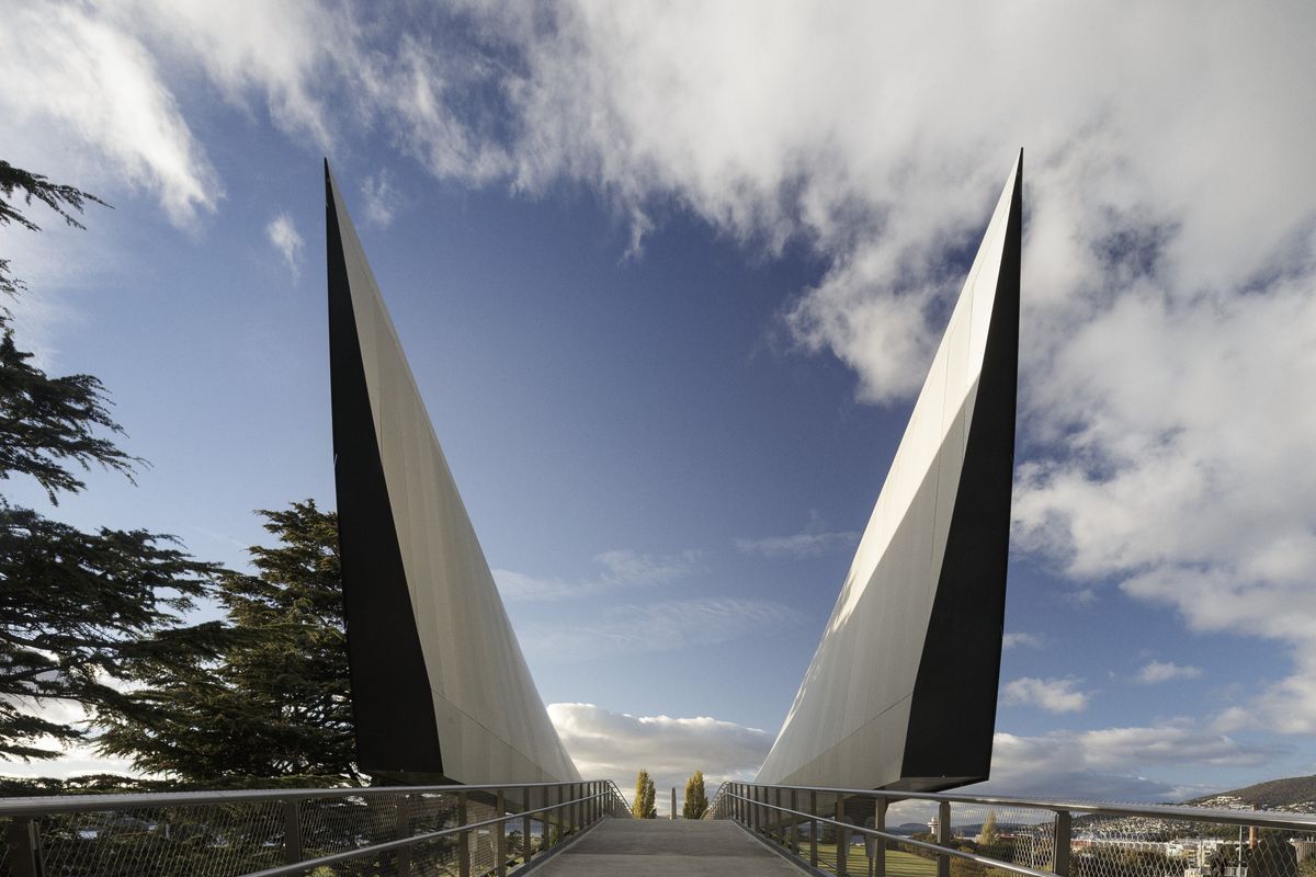 Denton Corker Marshall completes gateway to Hobart's war