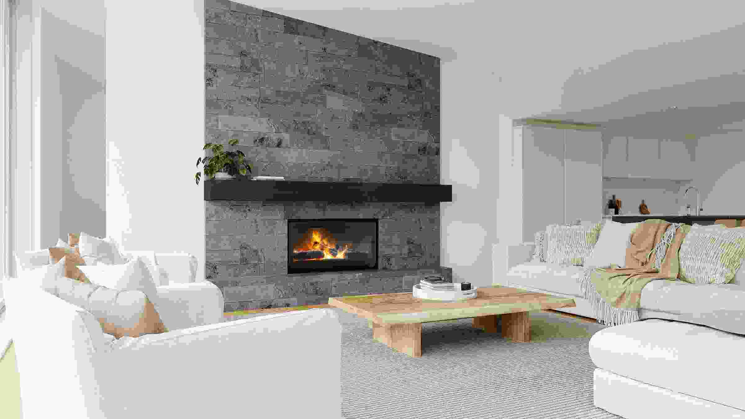 Direct Vent freestanding wood fireplaces by Escea | ArchitectureAu