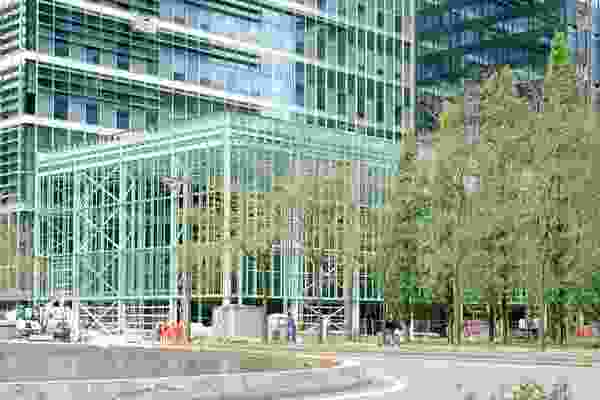 ZIN by 51N4E, Jaspers-Eyers Architects and l’AUC involved transforming the former World Trade Centre of Brussels into a hybrid of offices, housing and hotel facilities.