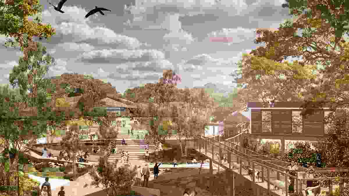 Perth Zoo masterplan by Hassell and Iredale Pedersen Hook.