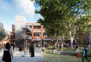 The Collingwood Arts Precinct, designed by Fieldwork with Simone Bliss Landscape Architecture.