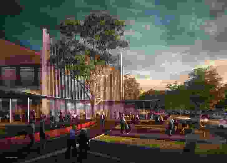Proposal for the refurbishment of the Sutherland Entertainment Centre by Cox Architecture.