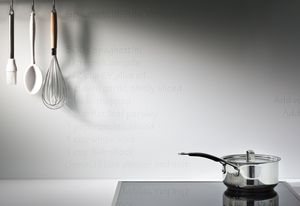 Axolotl glass surfaces on display at the Studio Becker showroom in Sydney.