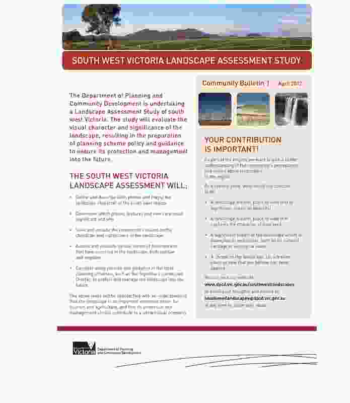 South West Victoria Landscape Assessment Study by Planisphere.