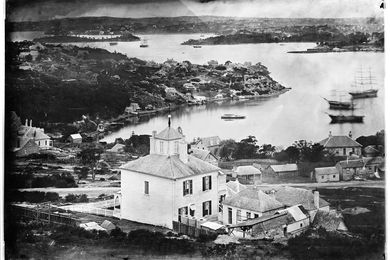 One of the 1875 images of Sydney Harbour.