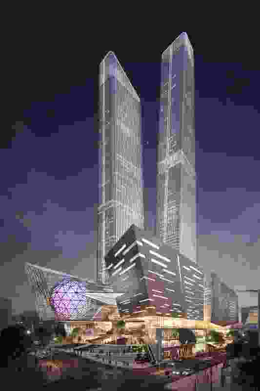 If constructed, the proposed World Trade Centre Perth will be the city's tallest building complex.