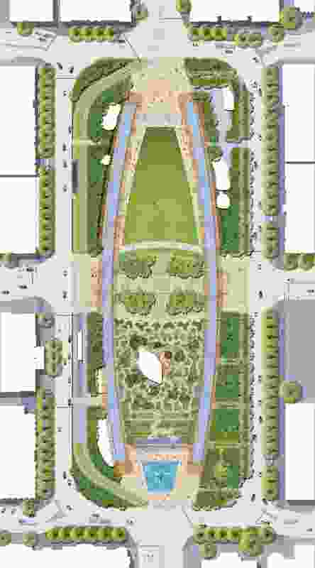 Site plan for Victoria Square.