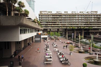 The Barbican in London by Chamberlin, Powell and Bon.
