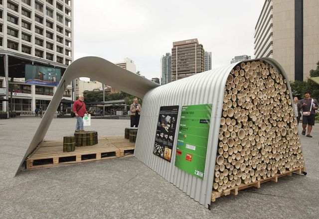 A shelter by Jackson Teece at ESE Brisbane 2012.