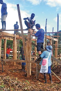 Emergency Architects Australia. Workshop in the Solomon Islands.