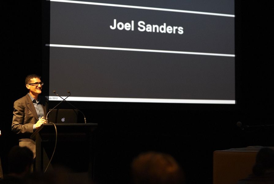 Joel Sanders delivered the keynote lecture at the Audio Architecture symposium where he talked about the need for architects to be more attuned to the aural world.