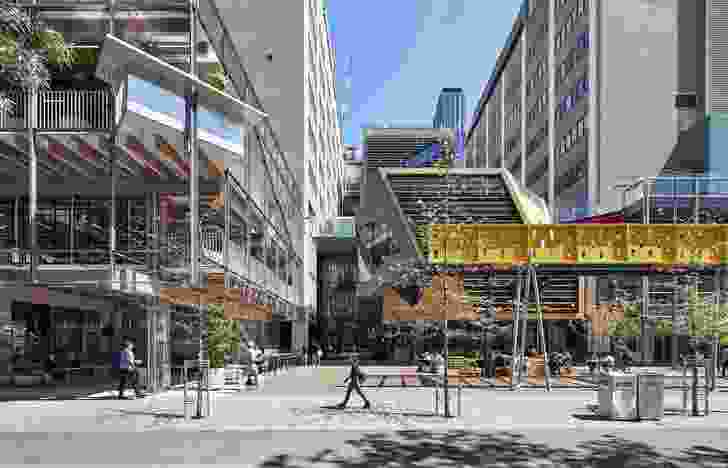 New Academic Street, RMIT University by Lyons with NMBW Architecture Studio, Harrison and White, MvS Architects and Maddison Architects.