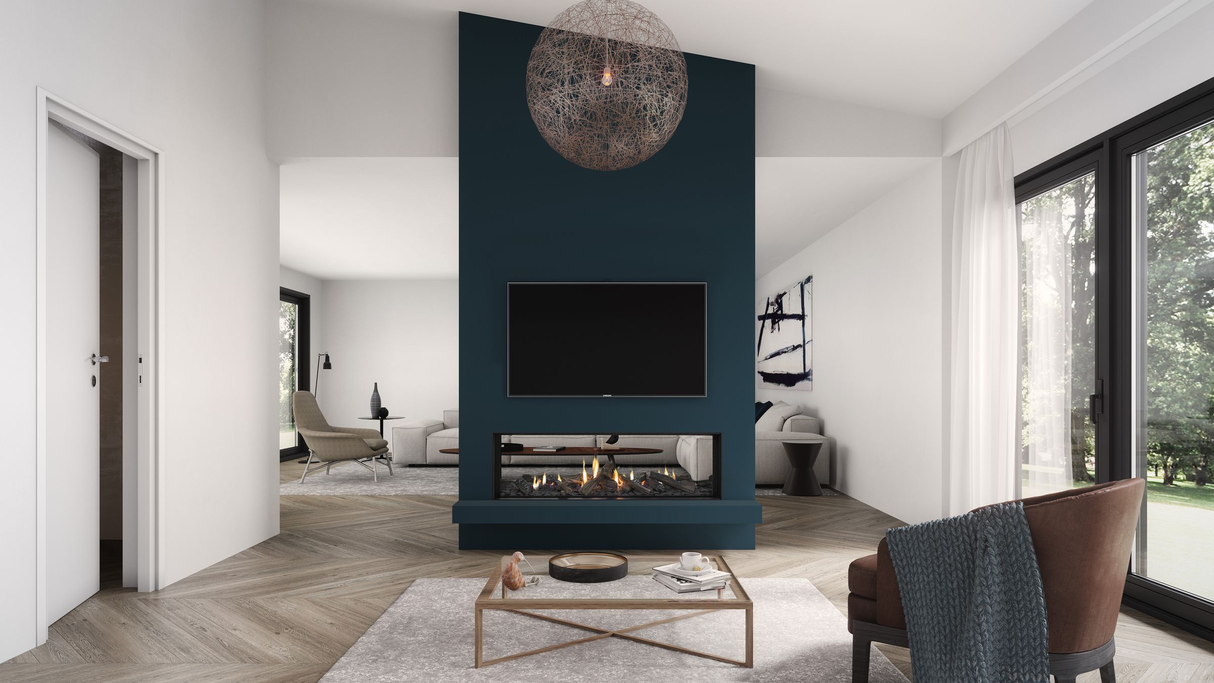 DS gas fireplace series by Escea | ArchitectureAu