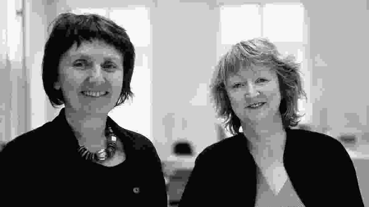 Shelley McNamara (left) and Yvonne Farrell (right) of Grafton Architects.
