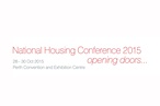 National Housing Conference 2015