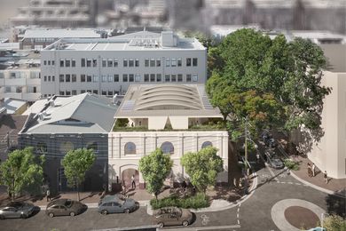 An existing warehouse in Sydney's Chippendale will be transformed into an architecture gallery and a private artist studio, designed by Smart Design Studio.