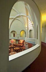  The Dining Hall at Newman College. Image: John Gollings 