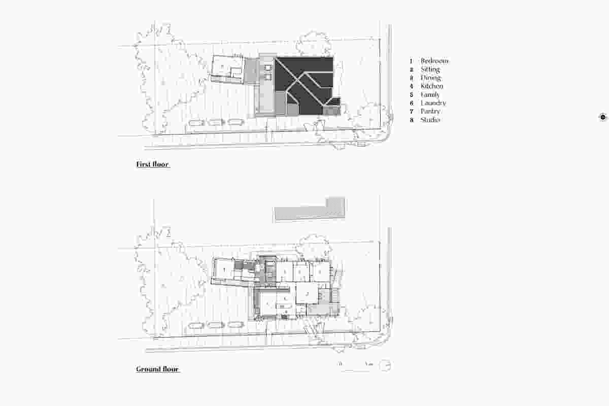 Plans of Auchenflower House by Vokes and Peters.