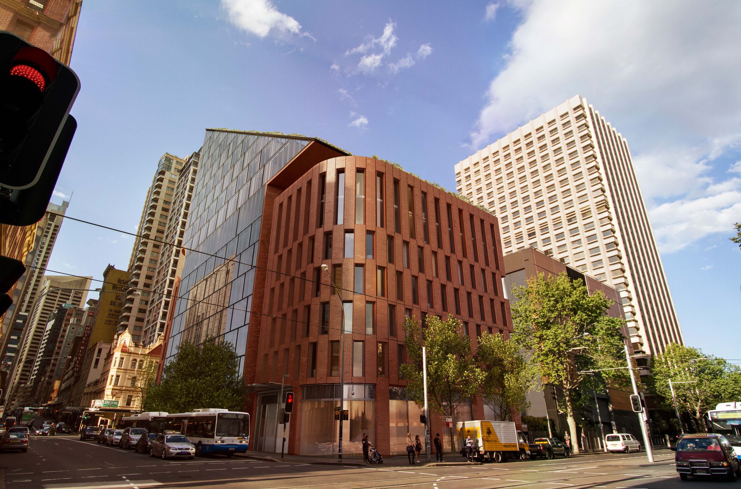Wedge-shaped hotel approved in Sydney | ArchitectureAu