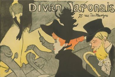 Detail from Divan Japonais, (1893).