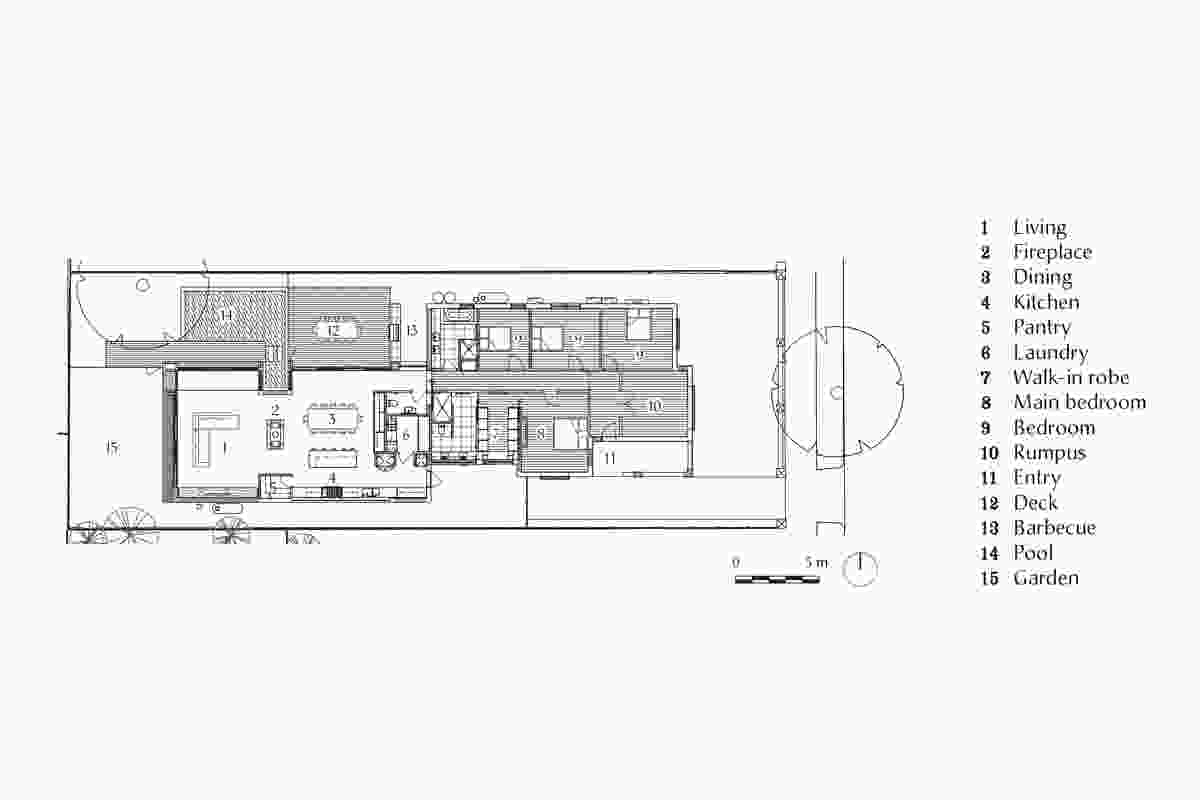 Martin House plan.