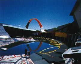 The National Museum of Australia by Ashton Raggatt McDougall and Robert Peck von Hartel Trethowan. Image: Peter Bennetts.