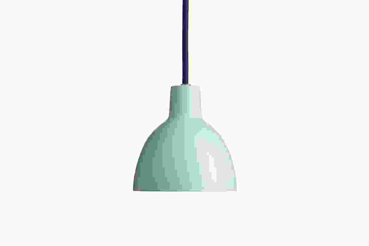 The 2009 Toldbod 120 pendant by Louis Poulsen with mix and match coloured cords and pendants.